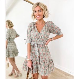 Marea by Liz Joy, Grace Shortie - Pale Green Multi